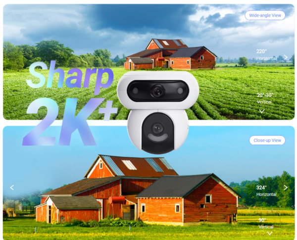 Ezviz H90 Dual 2K⁺ Dual-Lens Pan & Tilt Wi-Fi Camera